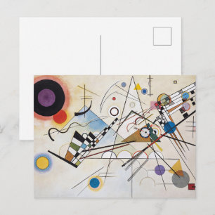 Cartão Postal Composição VIII Arte Abstrata de Kandinsky
