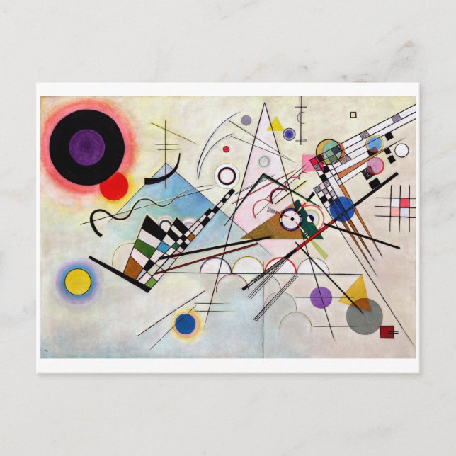 Cartão Postal Composição VIII, Wassily Kandinsky (Frente)