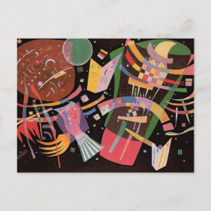 Cartão Postal Composição X por Vassily Kandinsky
