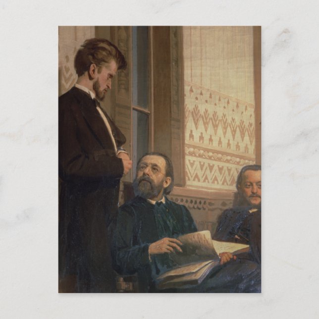 Cartão Postal Compositores eslavônicos (Frente)