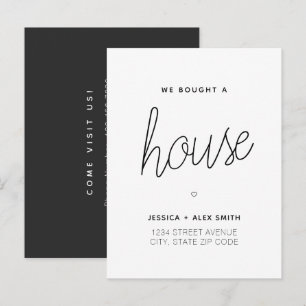 Cartão Postal Compramos uma casa Mudamos nos mudamos