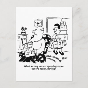 Cartão Postal Comprando Trip. Gasto de Registro. Oversação em 