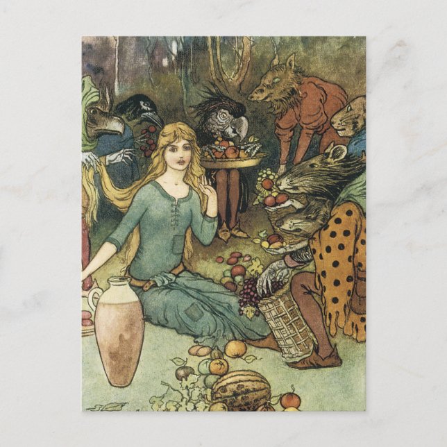 Cartão Postal Comprar de nós com um Ouro (Frente)