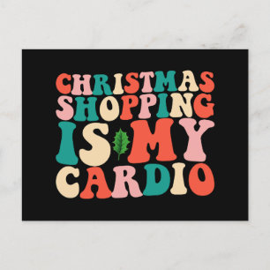 Cartão Postal Comprar Natal É O Meu Feriado Cardio