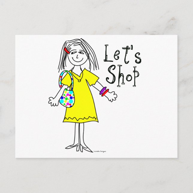 Cartão Postal Compro-a-holic (Frente)