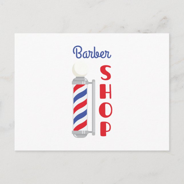 Cartão Postal Compro Barber (Frente)