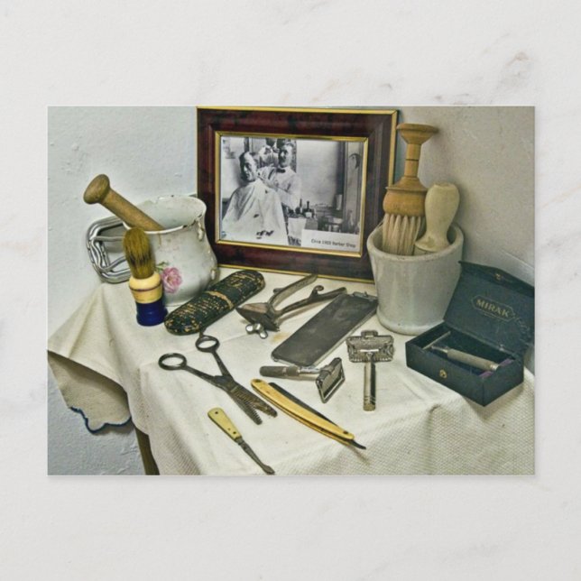 Cartão Postal Compro Barber (Frente)