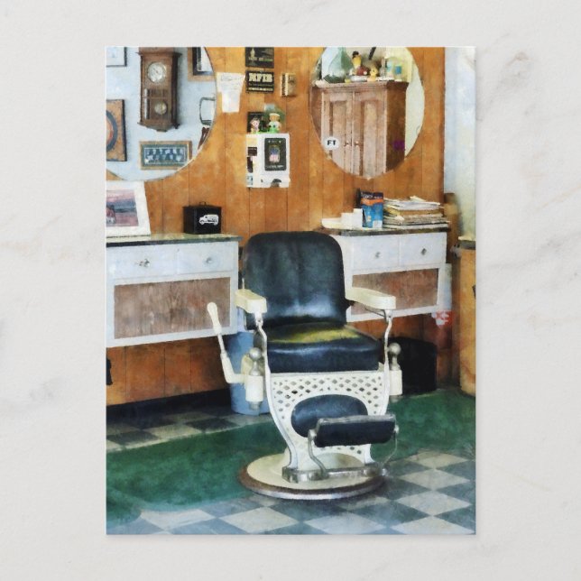 Cartão Postal Compro Barber Um Presidente (Frente)
