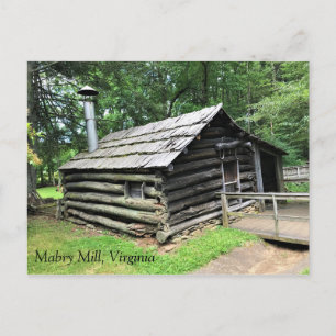 Cartão Postal Compro Blacksmith em Mabry Mill, Virginia