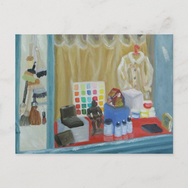 Cartão Postal Compro de Arte de Paris (Frente)