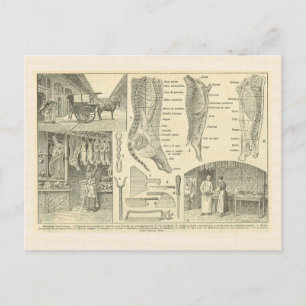 Cartão Postal Compro de Butcher, França, 1920