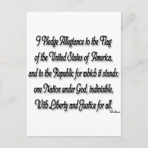 Cartão Postal Compromisso de lealdade