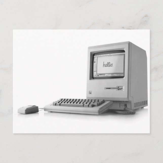 Cartão Postal Computador antigo (Frente)