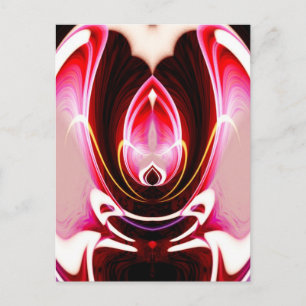 Cartão Postal Computador digital - Abstrato Art moderno