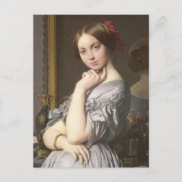 Cartão Postal Comtesse d'Haussonville (pormenores), Ingres