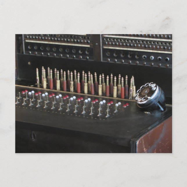 Cartão Postal Comutador telefônico (Frente)