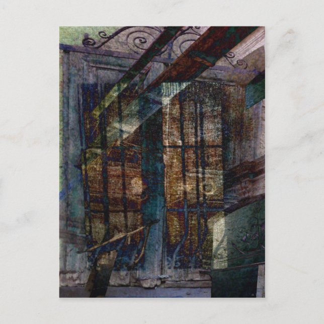 Cartão Postal Comutadores, Portas e Janelas Cubist (Frente)