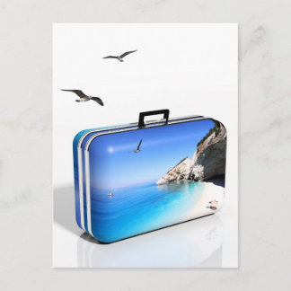 Cartão Postal Conceito de férias de Verão