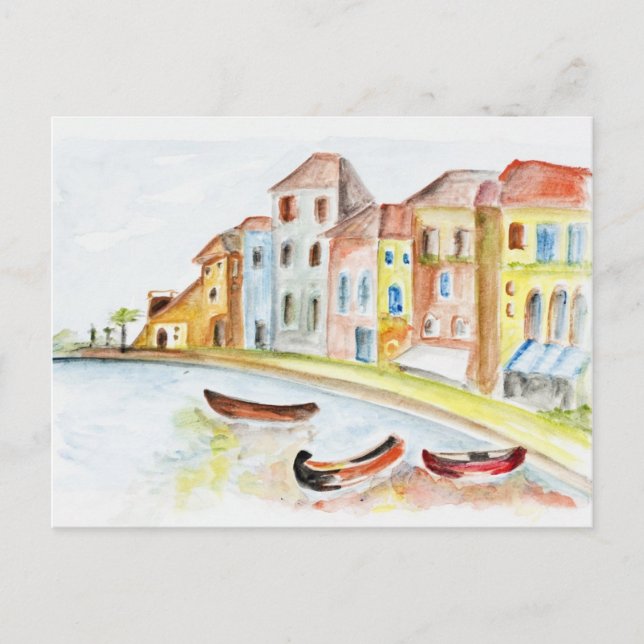 Cartão Postal Conceito de Veneza (Frente)