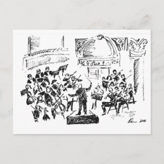 Cartão Postal concerto 2010 do salão do carnagie