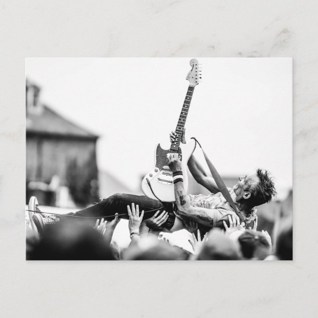 Cartão Postal concerto rock (Frente)