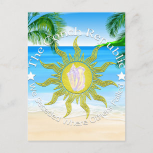 Cartão Postal Conch Republic que Secionámos