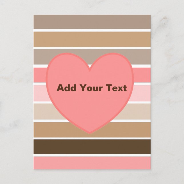 Cartão Postal Conch Seashell Colors (Frente)