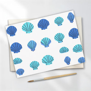 Cartão Postal Concha Azul do Mar