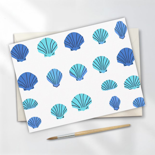 Cartão Postal Concha Azul do Mar (Criador carregado)