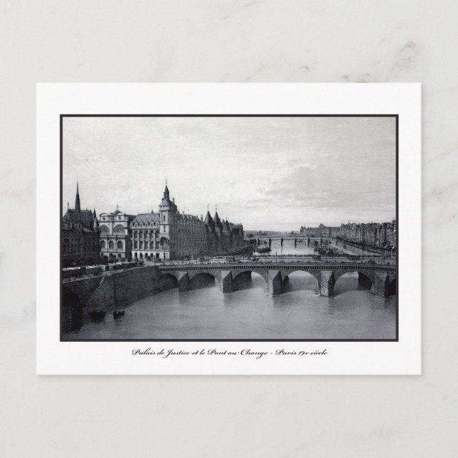 Cartão Postal Conciergerie au 19e siècle - Paris (Frente)