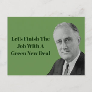 Cartão Postal Concluir O Novo Acordo Verde Do Trabalho