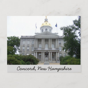 Cartão Postal Concord, New Hampshire Posta Card