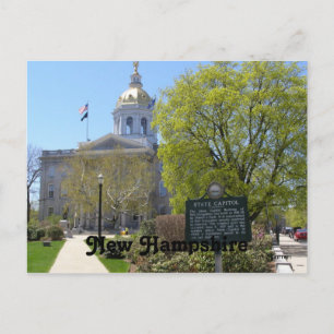 Cartão Postal Concord State House , New Hampshire Postcard