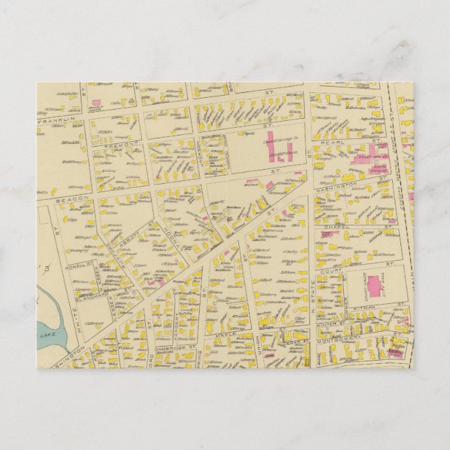 Cartão Postal Concord, Ward 4 (Frente)