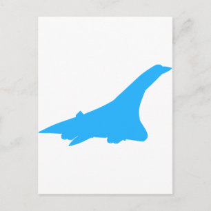 Cartão Postal Concorde Supersonic Passenger Jetliner