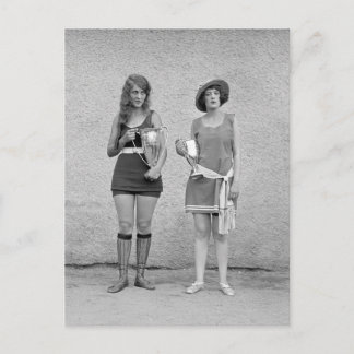 Cartão Postal Concurso Beleza Bandeira, 1922