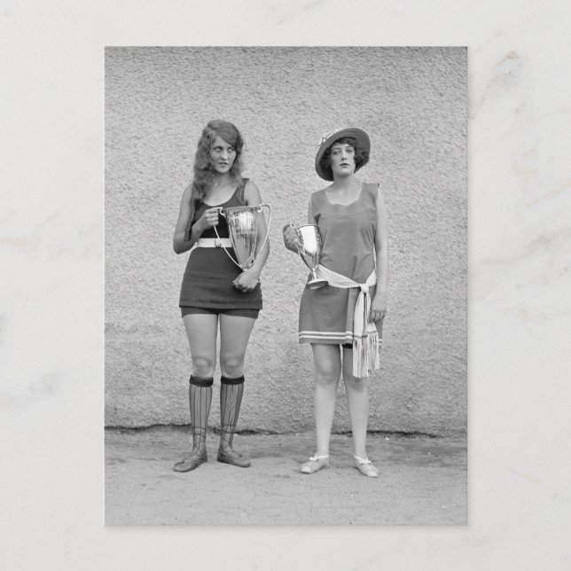 Cartão Postal Concurso Beleza Bandeira, 1922 (Frente)