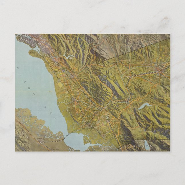 Cartão Postal Condado de Alameda, Califórnia (Frente)