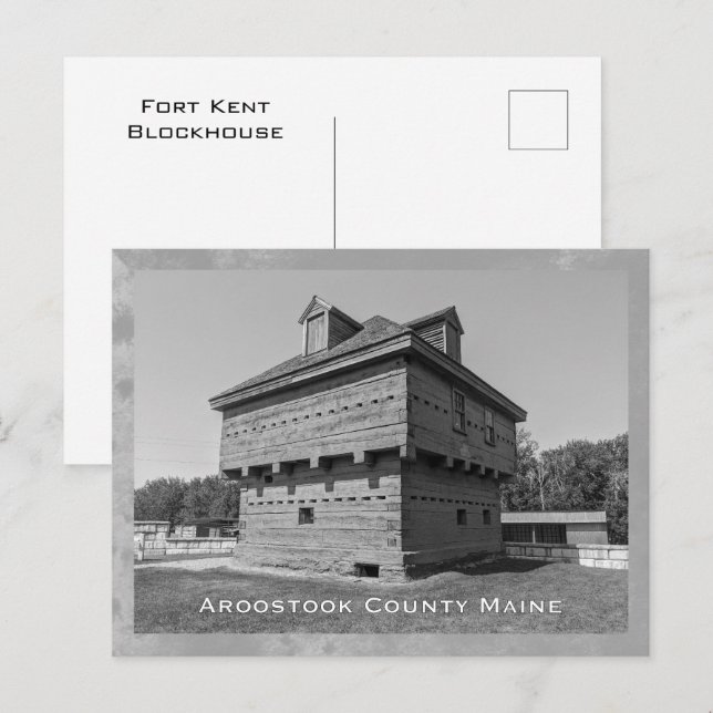 Cartão Postal Condado de Aroostook Maine (Frente/Verso)