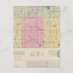Cartão Postal Condado de Barber e Hazelton, Kansas