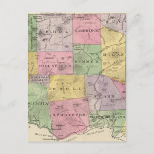 Cartão Postal Condado de Coos, NH