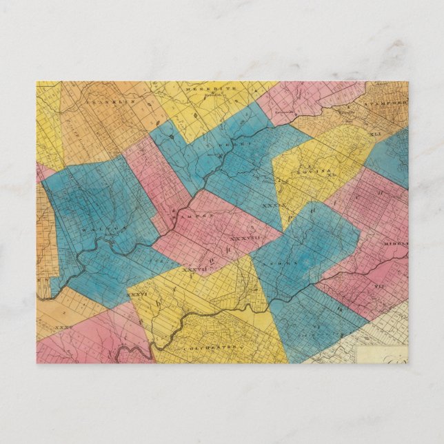 Cartão Postal Condado de Delaware (Frente)