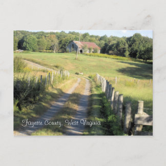 Cartão Postal Condado de Fayette, Virgínia Ocidental