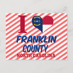 Cartão Postal Condado de Franklin, Carolina do Norte