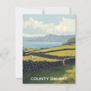 Cartão Postal Condado de Galway Irlanda