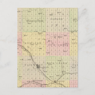 Cartão Postal Condado de Jefferson, Nebraska