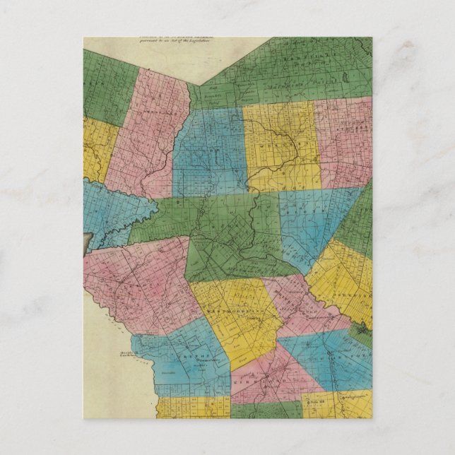 Cartão Postal Condado de Oneida (Frente)