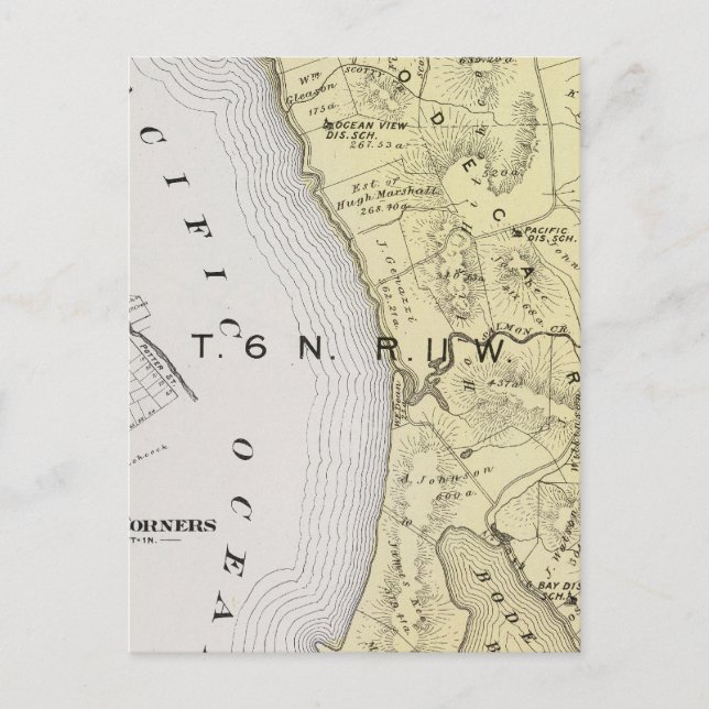 Cartão Postal Condado de Sonoma, Califórnia 14 (Frente)