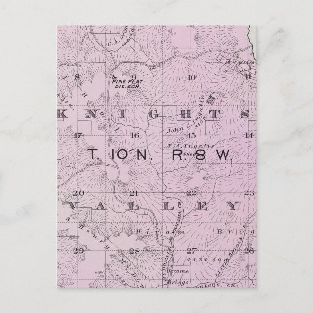 Cartão Postal Condado de Sonoma, Califórnia 17 (Frente)