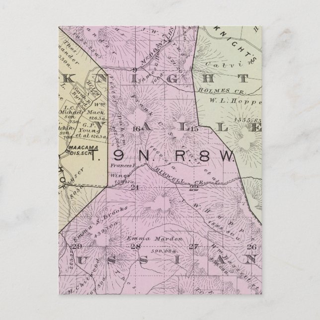 Cartão Postal Condado de Sonoma, Califórnia 19 (Frente)